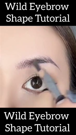 How To Draw Perfectly Eyebrow Shape With Pencil ❤️#ytshorts