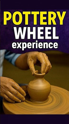 Pottery Wheel Experience 🎨 | Clay Art Magic in India | #pottery #potterywheel #clayart