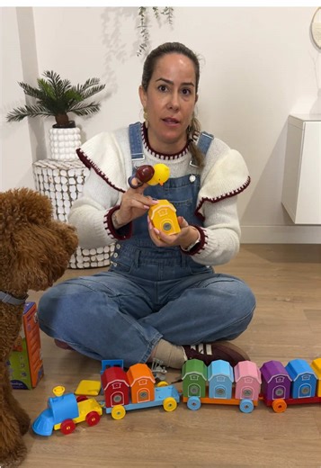 Este tren de juguete para niños está genial para aprender formas, colores y animales‼️ ahora está por solo 20€⚠️ #tren #juguetes #regalo #ttshop #oferta