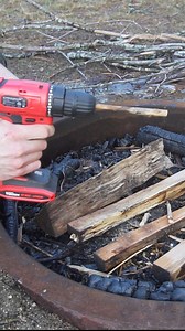 Creating Fire starting material with a drill and a stick #foraging #maine #survival #bushcraft | Son of a Bear Herbs