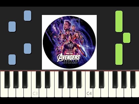 piano tutorial "PORTALS" from Avengers :End Game, 2019, with free sheet music (pdf)