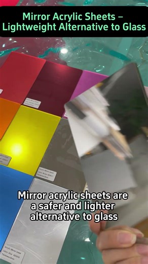**Looking for a lightweight alternative to glass mirror?Mirror acrylic sheets are safer, easier