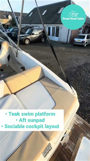 2016 Bayliner 642 Cuddy with a brand-new MerCruiser engine.