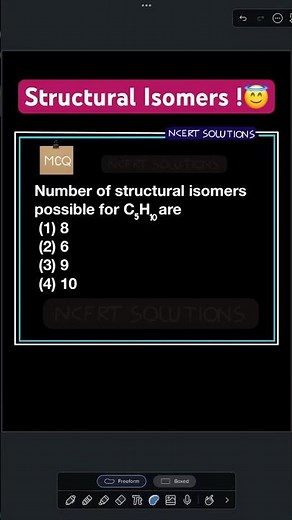 How many structural Isomers are possible for C5H10?#chemistry #india #atom #iit #dubai #isomers #usa