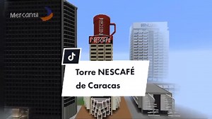 Construcción de la Torre NESCAFÉ en Minecraft