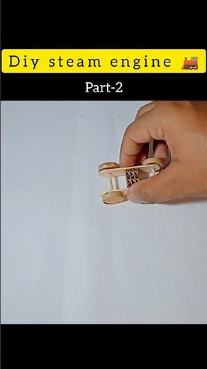 How to make mini steam engine #shortvideo #cardboard #train #railway #engine #diy #craft #art