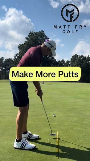 Simple putting drill ⛳️ We know through advanced putting data from...