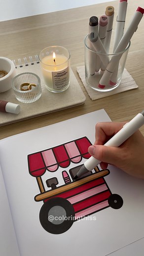 Color with me 🫶🏼 #coloring #coloringtok #coloringpages #colorwithme #coloringthiss #thisspublishing #coloringbook #easycoloring