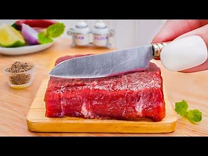 Easy Miniature Cooking Ideas 🥩 How to Cook Mini Food with Beef | Mini Yummy Cooking