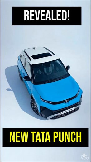 This is the facelifted Tata Punch Micro SUV, which will be launched later today. It'll continue to be Tata Motors' most affordable SUV, with prices starting from under Rs. 6 lakh for the base trim. The big headline though, is the addition of the 1.2 liter triple cylinder Revotron turbo petrol engine to the new Punch's line-up. This is the same engine seen on the much larger Nexon, and in the same state of tune: 120 PS-170 Nm. A six speed manual gearbox will be paired with this engine, driving th