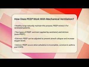 How Does PEEP Work With Mechanical Ventilation? - First Response Medicine