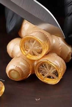 Glass Ginger Cutting ASMR 😌🫚 | Oddly Satisfying | #Shorts #shortsfeed #asmr #satisfying