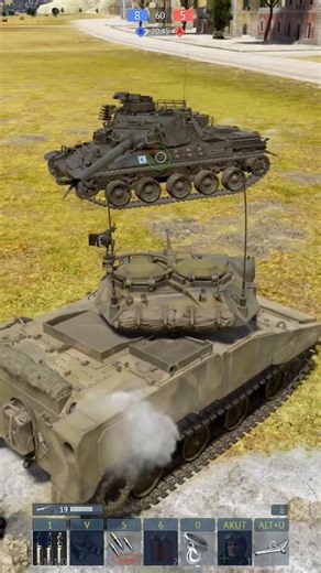 XM800T vs AMX-30B2 BRENUS #warthunder #gaming