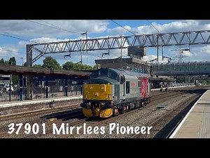 37901 Mirrlees Pioneer - Stafford 31/8/2022 - British Rail Class 37