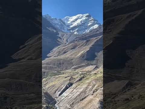 View of some villages of spiti