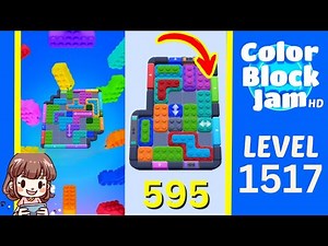 Color Block Jam Level 595 (1517) Solution Walkthrough