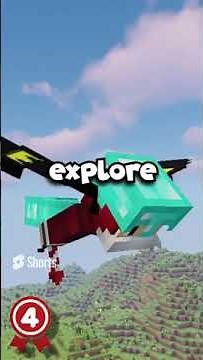 5 Things to do in Survival Minecraft if You're bored... 🤔 #shorts