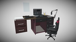 Low-End Laptop/Pc Setup 3D Model - Download Free 3D model by Cre8t!ve V!be (@unfocusedblender)