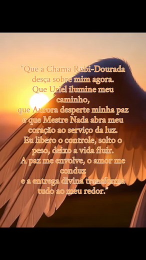 Decreto de hoje 6° Raio Rubi Dourado ❤️ | Orações Decretos Citações e Mantras Poderosos