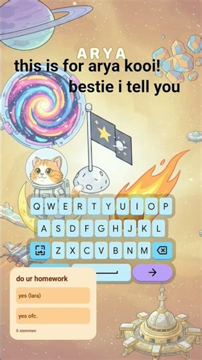 do ur homework! jk chill ur my bestieee do whayever u want.