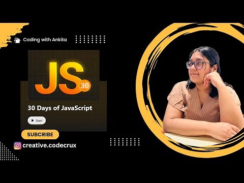 30 Days of JavaScript | JavaScript LeetCode Solutions | 30 Days Coding Challenge | Playlist Intro