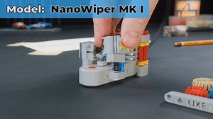 NanoWiper - LEGO Motorized Eraser #LegoTechnic #lego #stemeducation | Dr. Engine