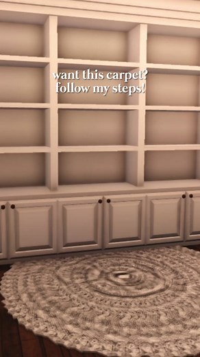 Bloxburg Aesthetic Building: Custom Carpet Tutorial