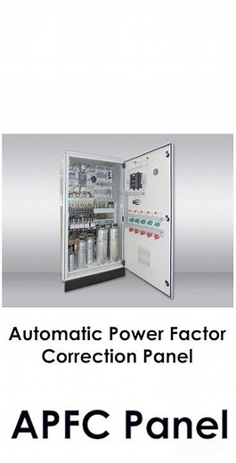 What is APFC Panel and why do we use APFC Panel? High Power electrical knowledge! #electrical 🚀🤯