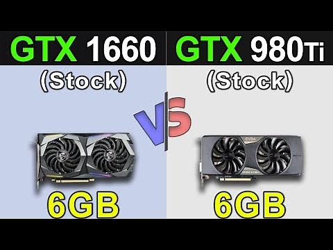 GTX 1660 Vs. GTX 980 Ti | 1080p and 1440p | New Games Benchmarks