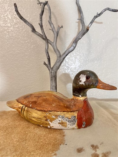 Antique Decoy Duck - Etsy