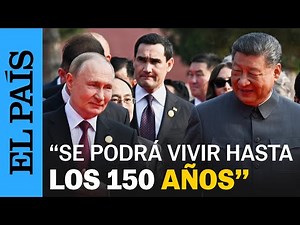 A microphone records Putin and Xi Jinping talking about "immortality" and "living 150 years."