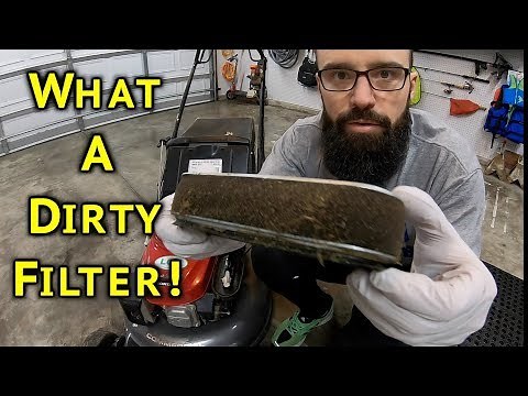 How To Clean OR Replace A Lawn Mower Air Filter