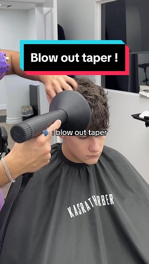 Blow Out Taper Hairstyle Tutorial
