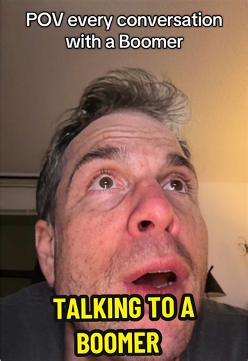 Here’s a good recap of ever conversation you have with a boomer in 2026 #boomer #millennial #millennials #genz #generations