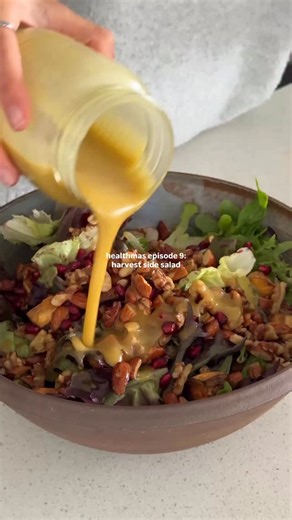 MARIA NOVA on Instagram: "EP 9: mustard harvest salad ⭐️ oh em geee, can I just say…this salad is phenomenal. It’s the perfect elevated basic with all the flavours; sweet, tangy, peppery, nutty and tart. make it!! ps, if you are not dairy free I’d recommend topping this with some high quality Parmesan (they are usually very low in lactose). Just YUM ✨ salad ingredients; •1 bag mixed lettuce leaves - I use the Woolworths macro organic pre packaged gourmet salad mix (butter lettuce is great too) •