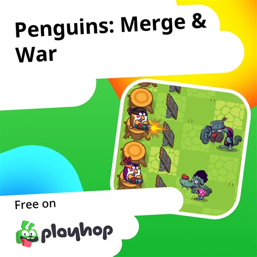 Penguins: Merge & War: Play Online For Free On Playhop