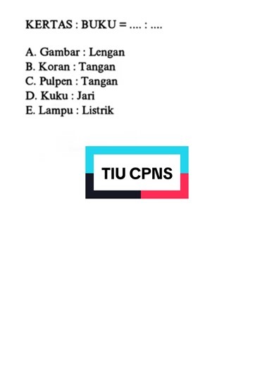 Contoh Soal TIU CPNS 2026 untuk Persiapan Ujian