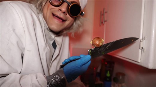 All new episode of In The Kitchen with Dr. Luci out tomorrow!!!#cooking #creepy #italian #breakfast