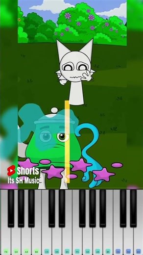 Color Chaos Challenge! ta ta ta Sahur vs Sprunki @PADLOTOON - Piano Tutorial