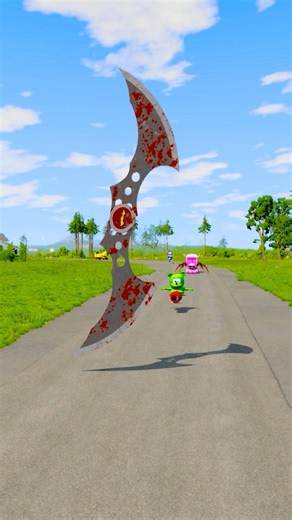 FUNNY AND CRAZY CARS VS BLADE #shorts | Smash Drive