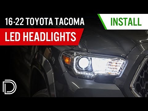 How to Install 2016-2022 Toyota Tacoma Headlight LEDs | Diode Dynamics