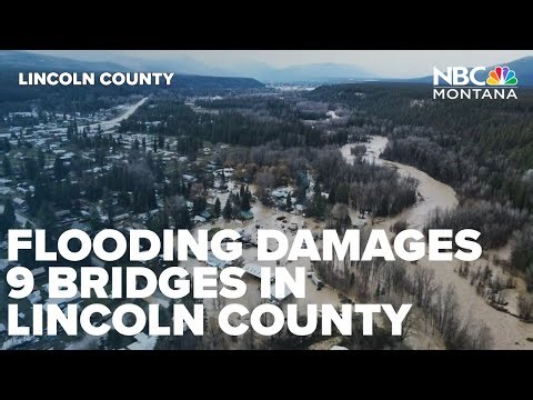 Flooding damages at least 9 bridges in Lincoln Co