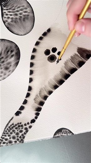 Ink Flows on Paper - Wet on Wet Technic Art - Elif ZAİM #abstractinkart #inkart #inkmeditation