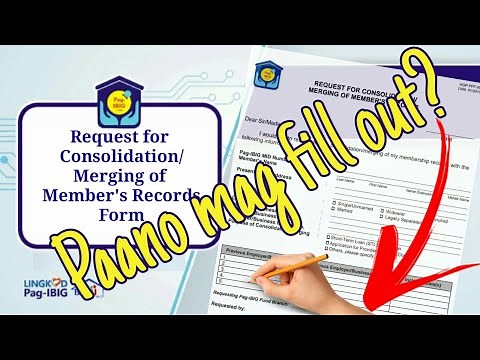 Pag-IBIG Merging Form | How to Fill Out | Supporting Documents needed