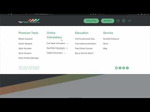 Fair Value Calculator - Premium Stock Tool - Full Guide
