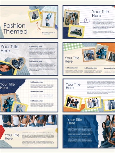 First Template for 2026! Slay your year with this Fashion Themed Powerpoint template! Avail now #foryou #fyp #fyppppppppppppppppppppppp #fashion #presentation