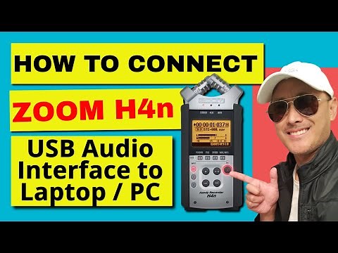 How to Connect Zoom H4n to Computer, PC, Laptop as USB Audio Interface