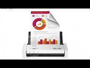 Brother Easy to Use Compact Desktop Scanner, ADS 1200, Fast Scan Speeds, Ideal for Home, Home Office