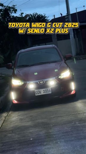 SENLO X2 PLUS LIGHT OUTPUT! TOYOTA WIGO G CVT 2025 - RJ LIGHTWORKX #niallatv #wigo2025 #senlox2plus