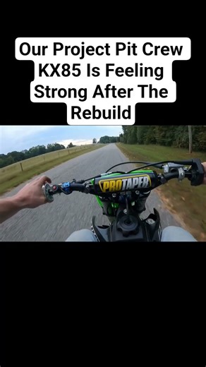 Brought this Blown Up KX85 dirt bike back to life for a local kid